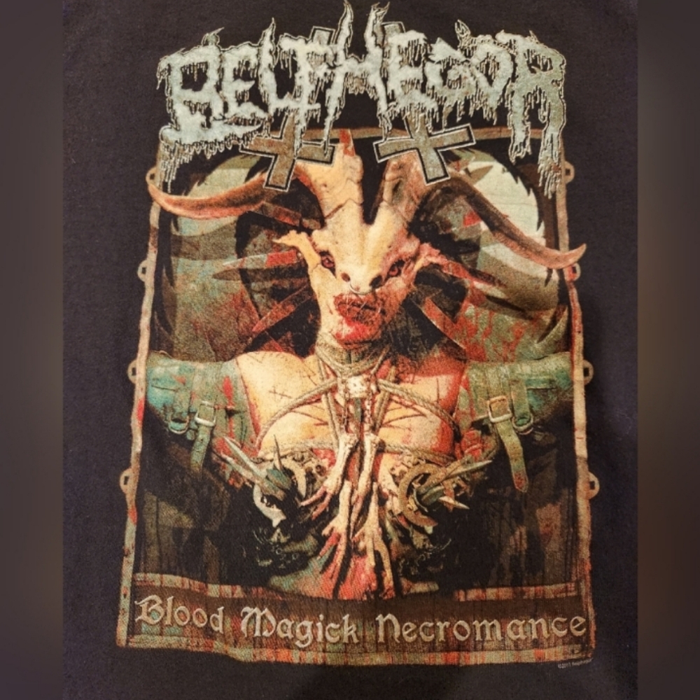 BELPHEGOR - North America Raid 2011 - Tour Tee - Men's Size XL - PRE-LOVED